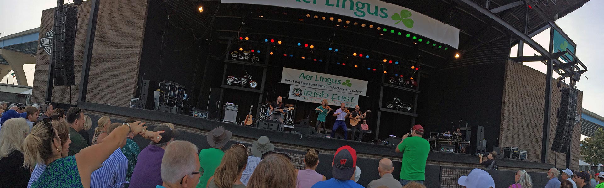 Donnell Leahy and Family at Milwaukee Irish Fest