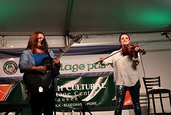 Cassie and Maggie at Milwaukee Irish Fest - August 18, 2023