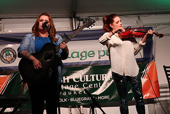 Cassie and Maggie at Milwaukee Irish Fest - August 18, 2023