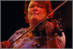 Eileen Ivers at Milwaukee Irish Fest - August 16, 2008.  Photo by James Fidler.