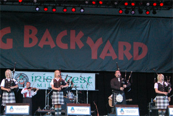 Kintra at Milwaukee Irish Fest - August 19, 2011.  Photo by James Fidler.