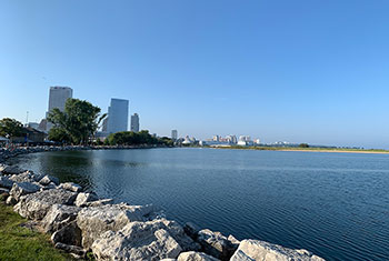 Milwaukee Skyline on a clear day