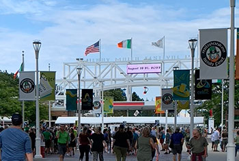 Irish Fest 2022 entrance