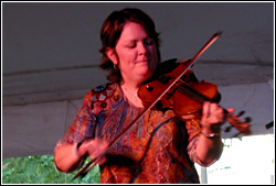 Eileen Ivers at Chicago Irish Fest - July, 2009