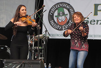 Eileen Ivers at Milwaukee Irish Fest - August 20, 2017