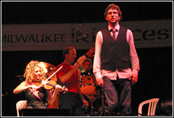 Donnell Leahy and Natalie MacMaster at Milwaukee Irish Fest - August 15, 2009