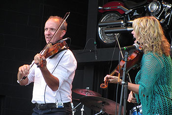 Donnell Leahy, Natalie MacMaster and Family at Milwaukee Irish Fest - August 19, 2018