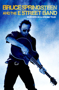 Bruce Springsteen tour poster for Chicago
