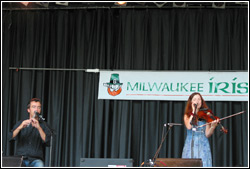 Cara at Milwaukee Irish Fest 2009 - August 16, 2009