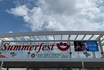 Sign for Irish Fest