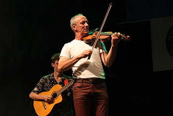 Donnell Leahy, Natalie MacMaster and Family at Milwaukee Irish Fest - August 17, 2024