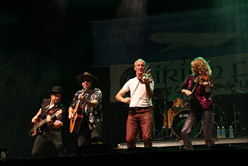 Donnell Leahy, Natalie MacMaster and Family at Milwaukee Irish Fest - August 17, 2024