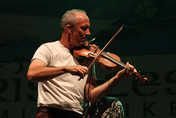 Donnell Leahy, Natalie MacMaster and Family at Milwaukee Irish Fest - August 17, 2024