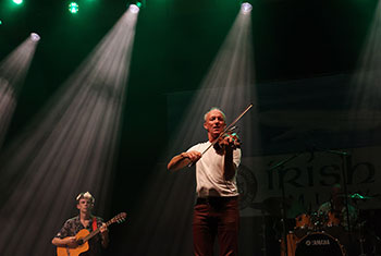 Donnell Leahy, Natalie MacMaster and Family at Milwaukee Irish Fest - August 17, 2024