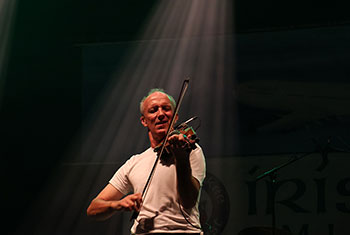 Donnell Leahy, Natalie MacMaster and Family at Milwaukee Irish Fest - August 17, 2024