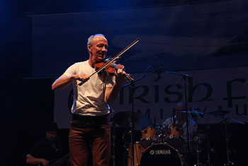 Donnell Leahy, Natalie MacMaster and Family at Milwaukee Irish Fest - August 17, 2024