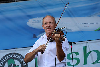 Donnell Leahy, Natalie MacMaster and Family at Milwaukee Irish Fest - August 18, 2024