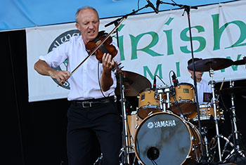 Donnell Leahy, Natalie MacMaster and Family at Milwaukee Irish Fest - August 18, 2024