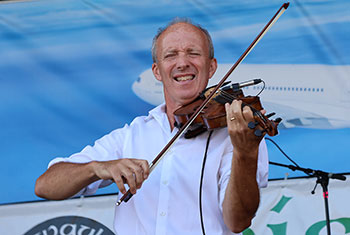 Donnell Leahy, Natalie MacMaster and Family at Milwaukee Irish Fest - August 18, 2024