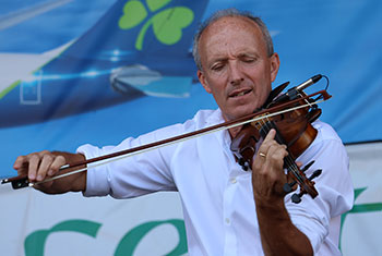 Donnell Leahy, Natalie MacMaster and Family at Milwaukee Irish Fest - August 18, 2024