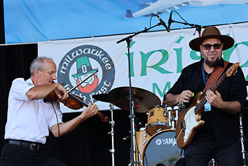 Donnell Leahy, Natalie MacMaster and Family at Milwaukee Irish Fest - August 18, 2024