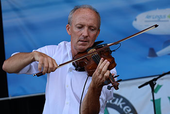 Donnell Leahy, Natalie MacMaster and Family at Milwaukee Irish Fest - August 18, 2024