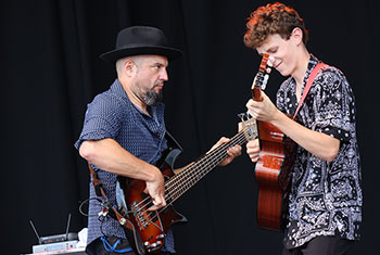 Donnell Leahy, Natalie MacMaster and Family at Milwaukee Irish Fest - August 18, 2024