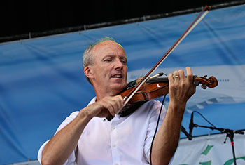 Donnell Leahy, Natalie MacMaster and Family at Milwaukee Irish Fest - August 18, 2024