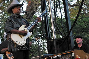 Lonnie Brooks at the Naperville Last Fling - September 4, 2009